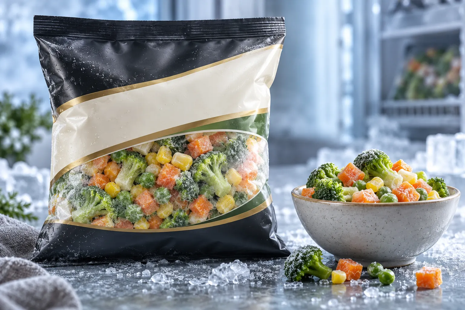 Ice Cream & Frozen packaging concept